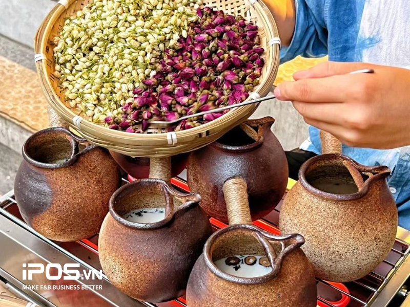 trà sữa nướng Vân Nam