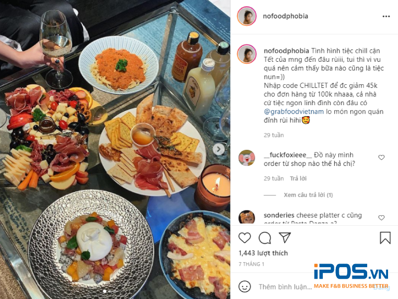 Viết bài review, trải nghiệm sản phẩm, dịch vụ F&B đang là hình thức cộng tác đơn giản, hiệu quả cùng Influencer.