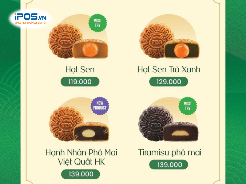 bộ sưu tập bánh trung thu