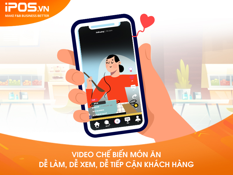 Nội dung về cách thức chế biến món ăn là dạng video dễ làm nhất