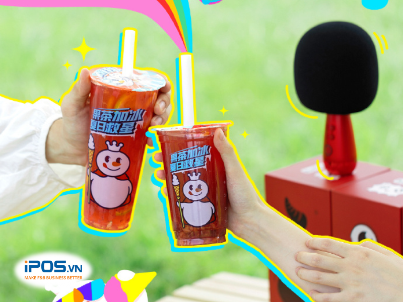 trà mâm xôi mixue