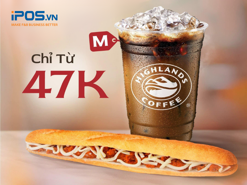 kiềng ba chân highlands coffee