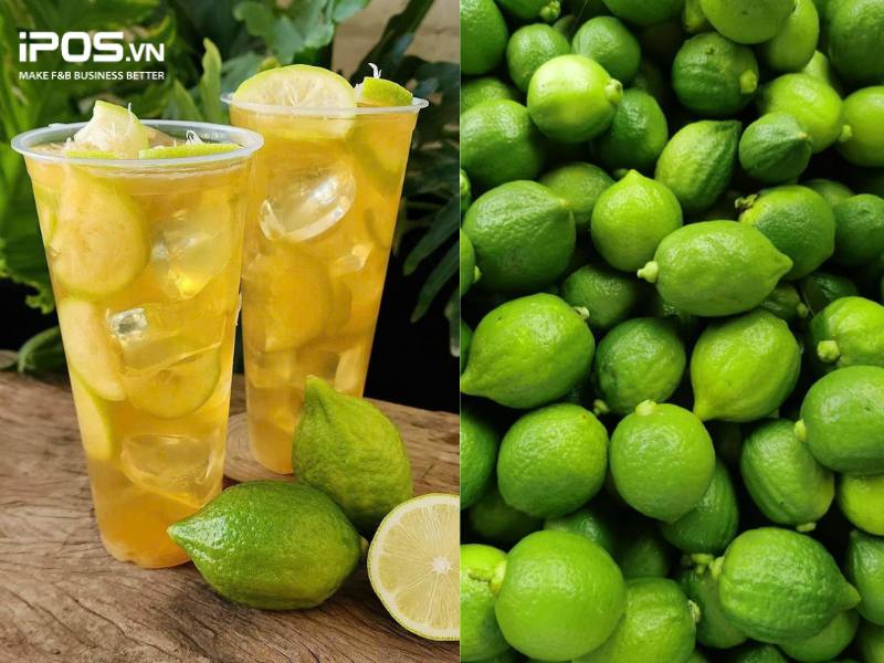 Trà chanh giã tay có vị chua ngọt vừa vặn và hương thơm tươi mát từ chanh nước hoa