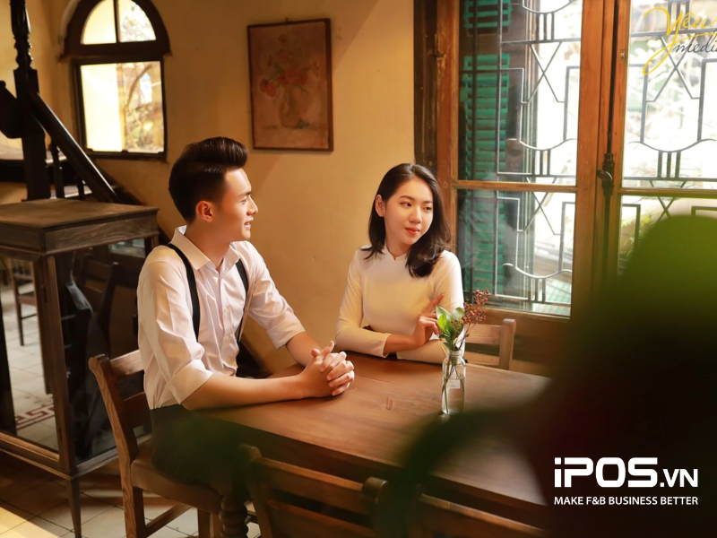 quán cafe tình nhân lãng mạn