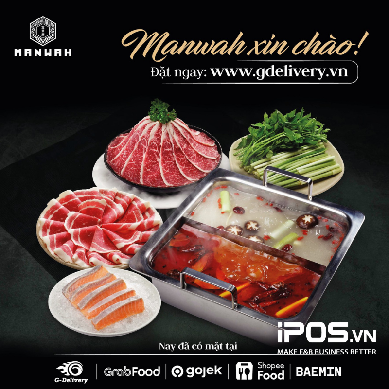 Hình ảnh giới thiệu các kênh đặt món online của nhà hàng