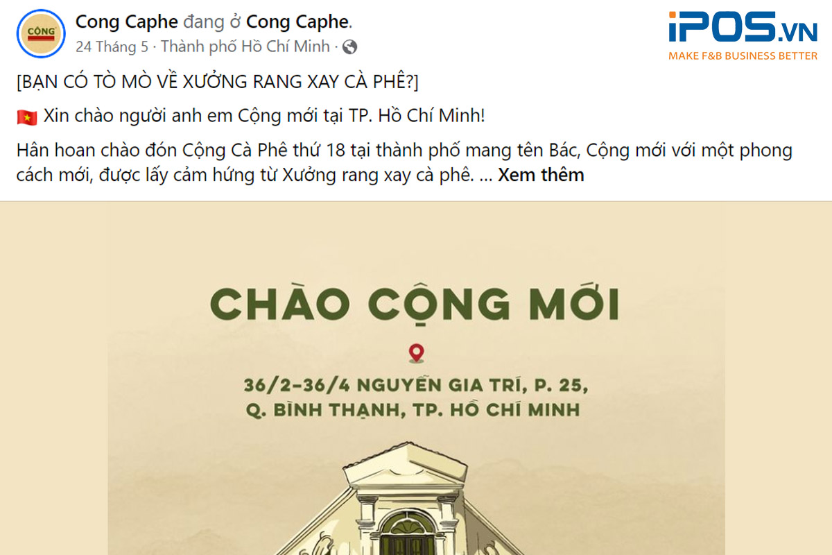 Content giới thiệu rất quan trọng trong giai đoạn đầu khai trương quán cà phê
