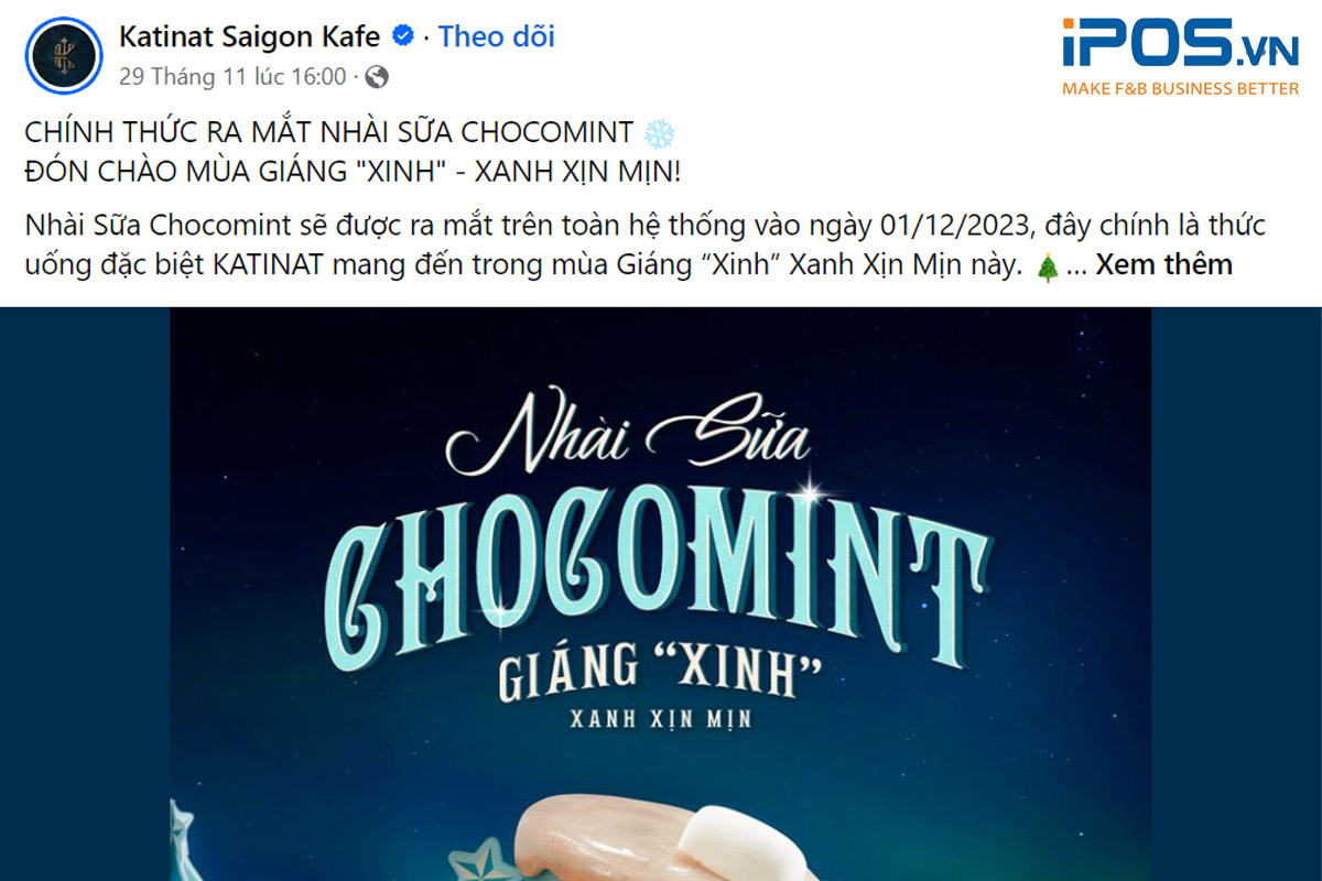 Content quảng bá menu cần kích thích sự tò mò để lôi kéo khách hàng đến quán