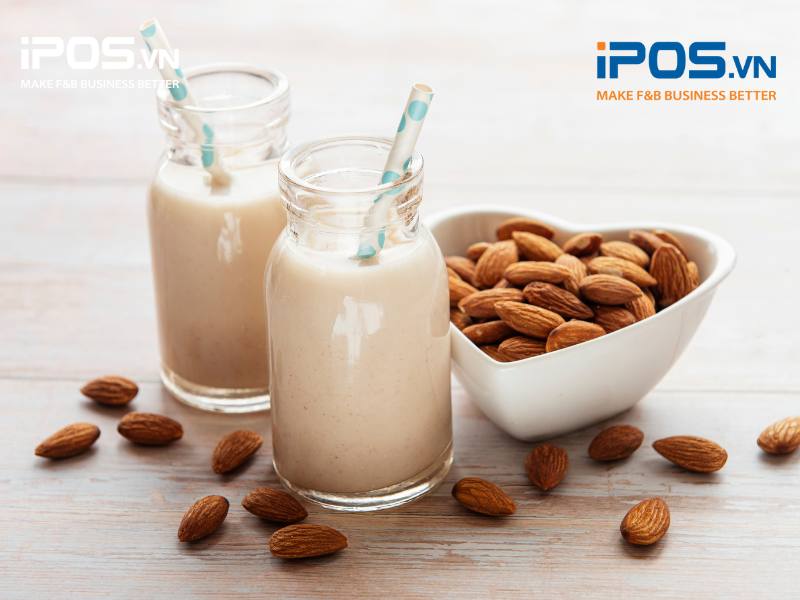 Đồ uống nóng cho menu mùa đông quán cafe: Sữa Hạt Hạnh Nhân Ấm