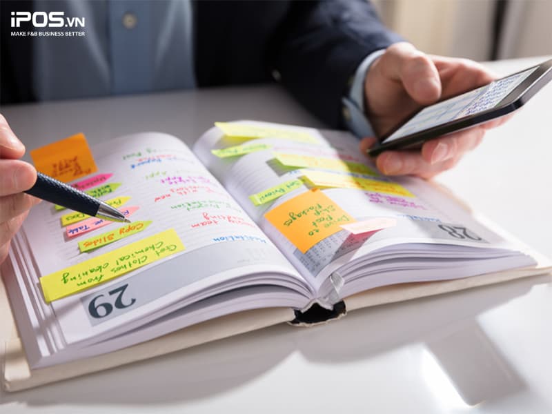 kiểm kê chốt ca thủ công có kiểm soát