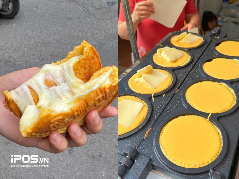 Ý tưởng kinh doanh đồ ăn vặt mùa đông: Bánh đồng xu phô mai