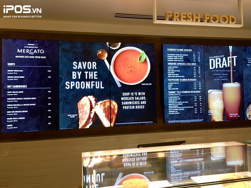 Bảng menu điện tử Digital Signage