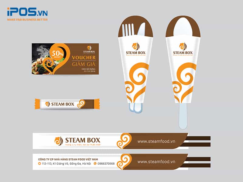 xây dựng bộ nhận diện thương hiệu nhà hàng