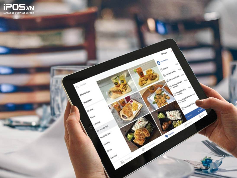 order nhanh chóng với phần mềm quản lý nhà hàng