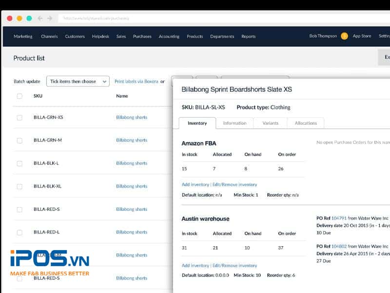 phần mềm quản lý kho