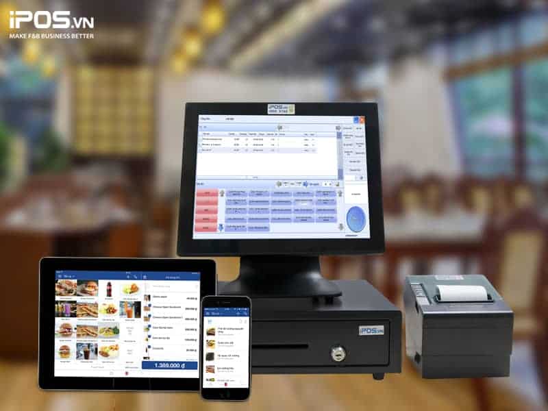 Minh họa về một hệ thống POS F&B của iPOS.vn