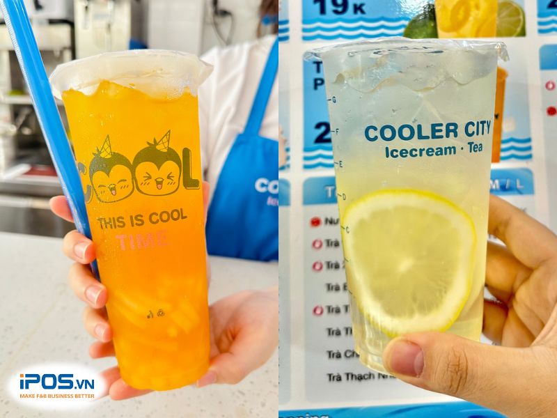 Trà Xoài Phuket và Nước Chanh Vàng được mệnh danh là món ngon phải thử mỗi khi đến Cooler.