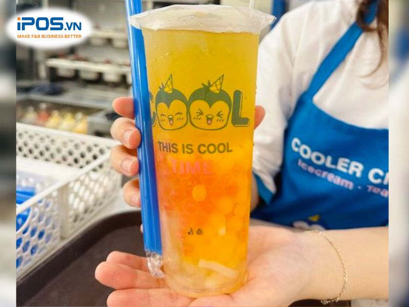 Trà Xanh Hoa Nhài Dừa Boba Cooler City là món đồ uống healthy mà không hề nhàm chán.
