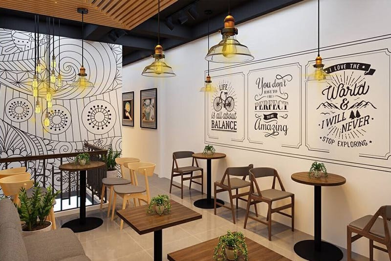 Các bước chuẩn bị trang trí quán