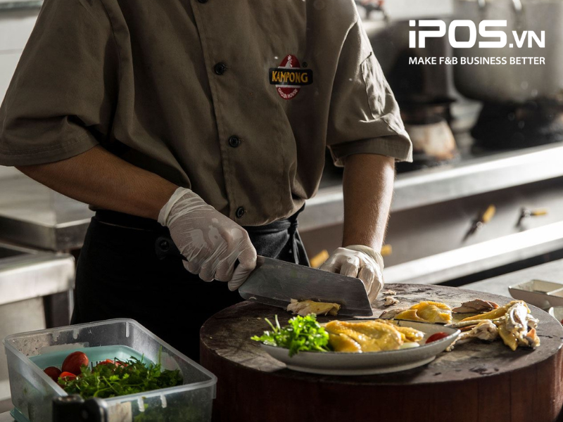 Bếp trưởng cần xây dựng định mức nguyên vật liệu cho từng món ăn