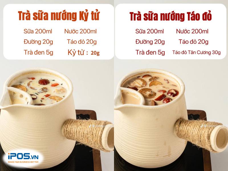 Công thức Trà Sữa Nướng Vân Nam