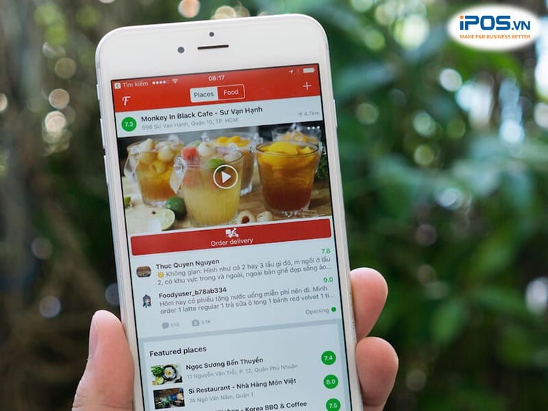 marketing quán trà sữa trên các nền tảng công nghệ